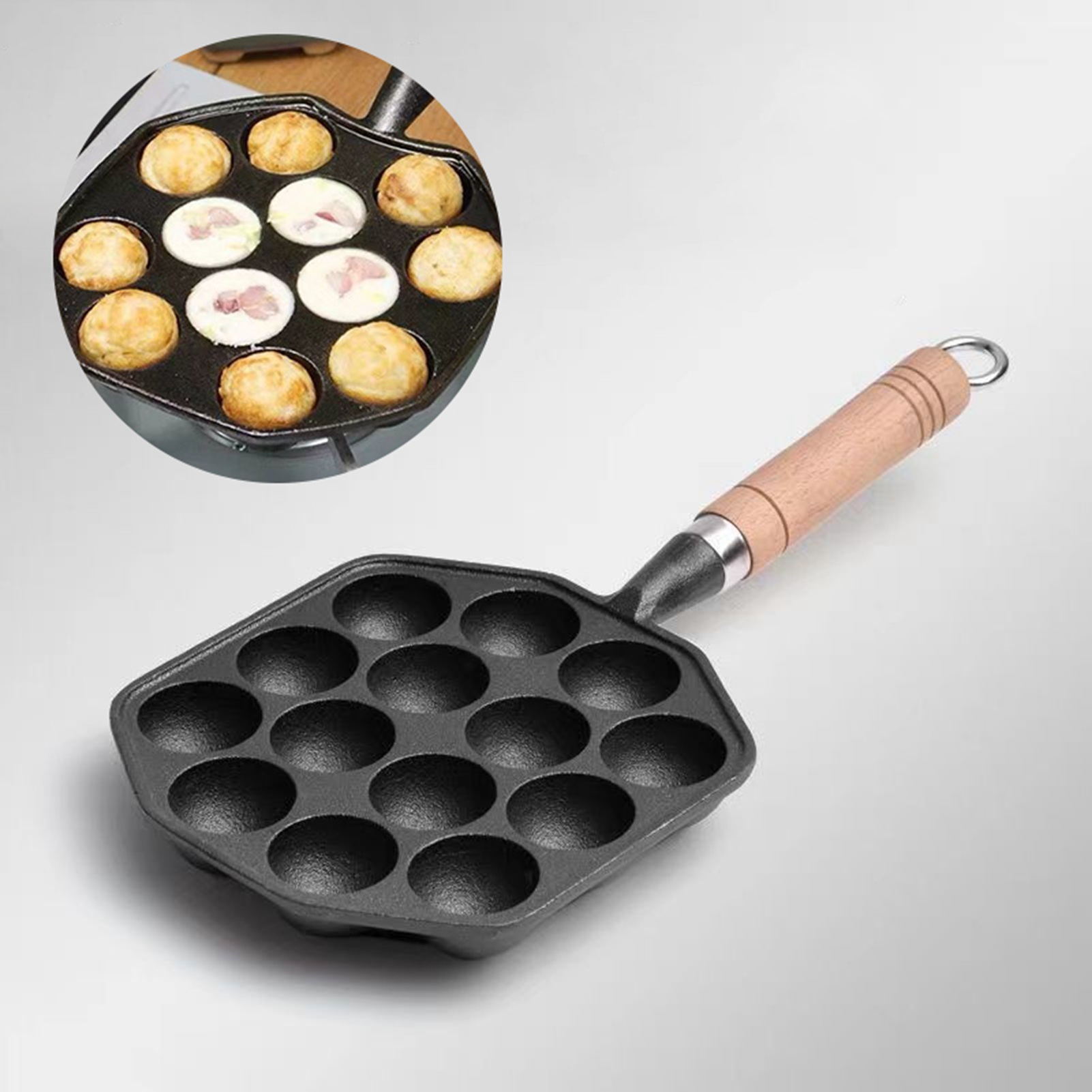 Egg Waffle Pan - Poêle à crêpes antiarina en fonte