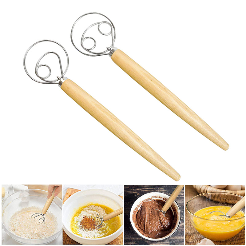 Danish Pancake Pan - Grande main danois pâte fouet pain