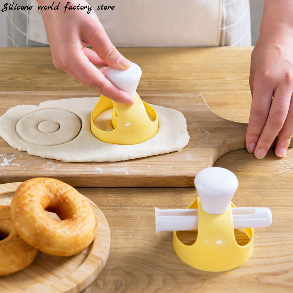 Donut Mold Silicone - Moule en silicone pour desserts, pain,