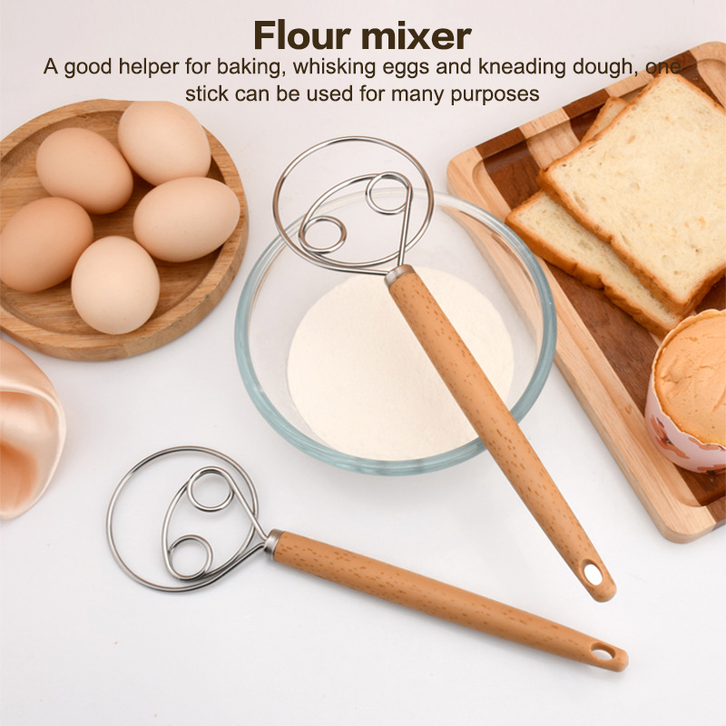 Danish Pancake Pan - Mélangeur à main créatif de 10