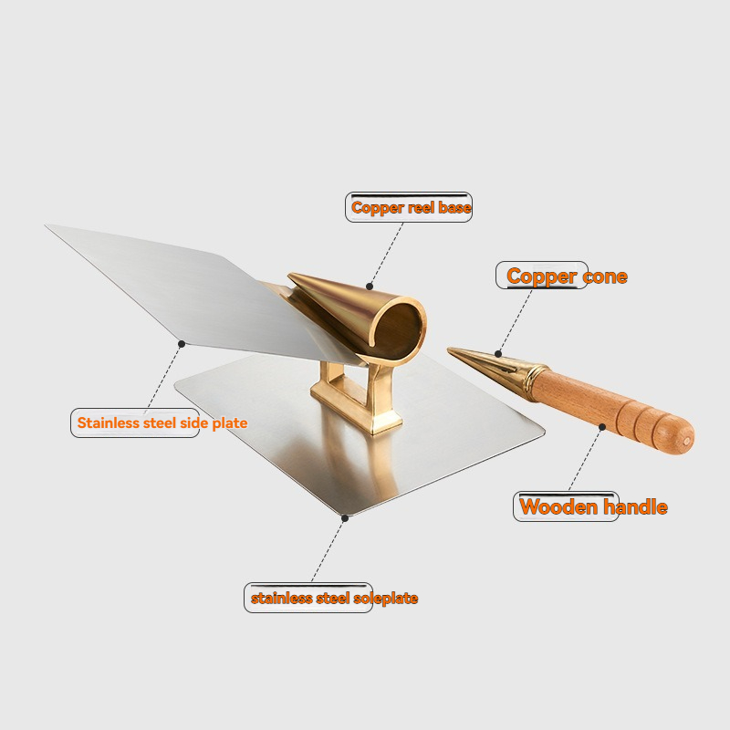 Waffle Cone Maker - Outil professionnel en cuivre pour cônes,