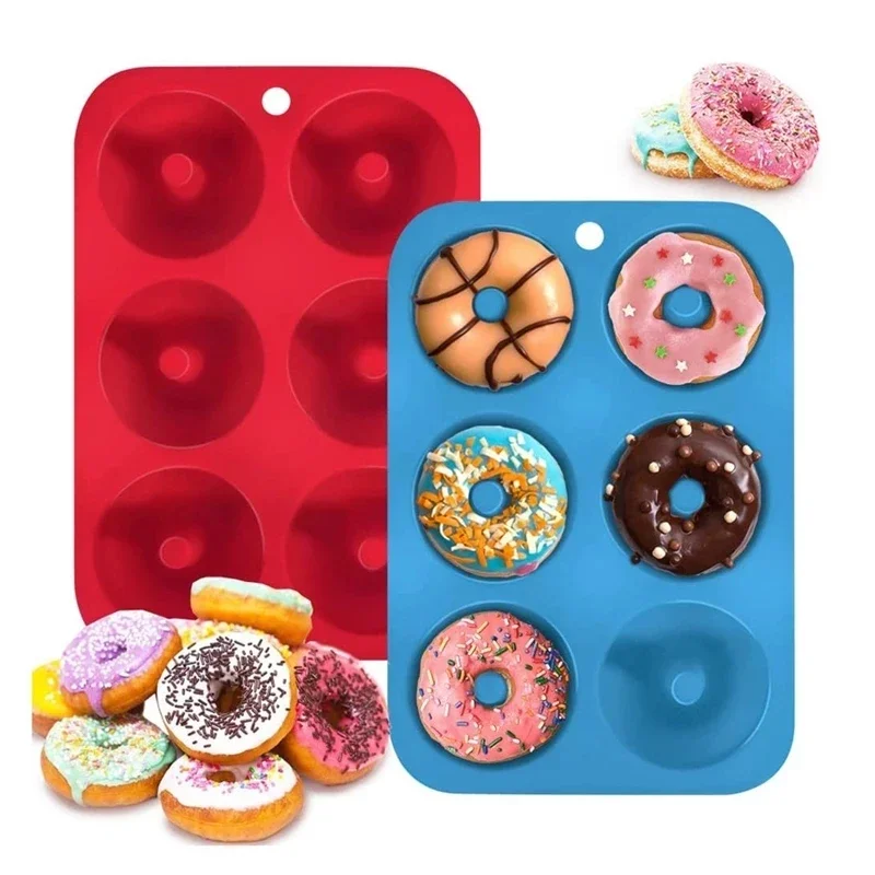 Donut Mold Silicone - 1/2 pièces Silicone Muffins beignet moule