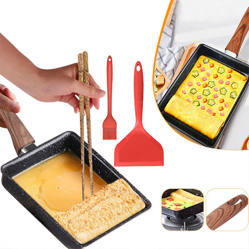 Cast Iron Corn - Tamagoyaki poêle à Omelette japonaise poêle