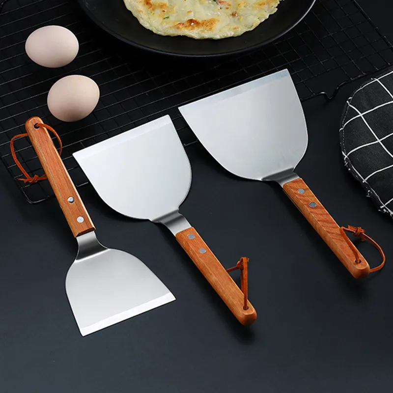 Okonomiyaki Spatula - Pelle à Teppanyaki en Acier Inoxydable