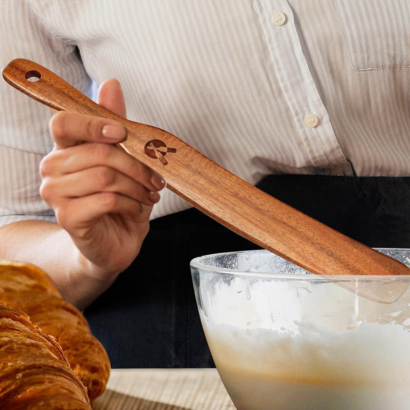 Okonomiyaki Spatula - Spatule à pain en bois écologique