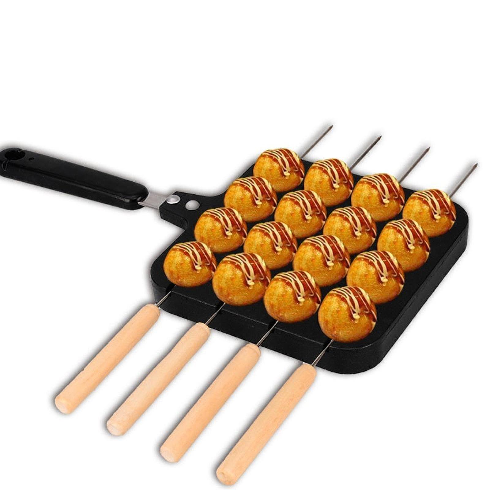 Takoyaki Grill Plate - Plaque de cuisson Takoyaki antiadhésive avec