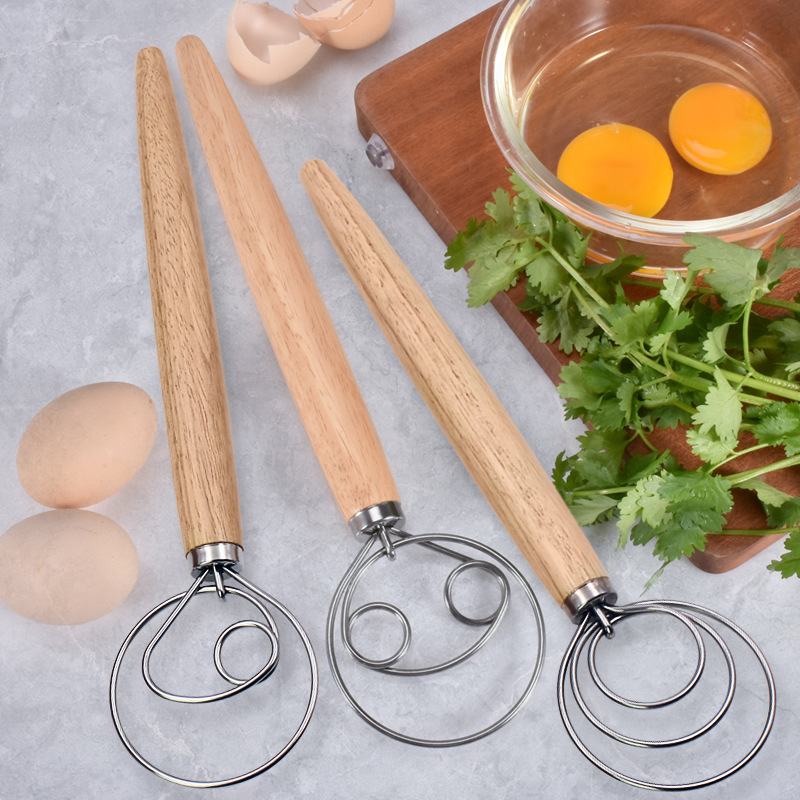 Danish Pancake Pan - Mélangeur de pâte danois avec poignée