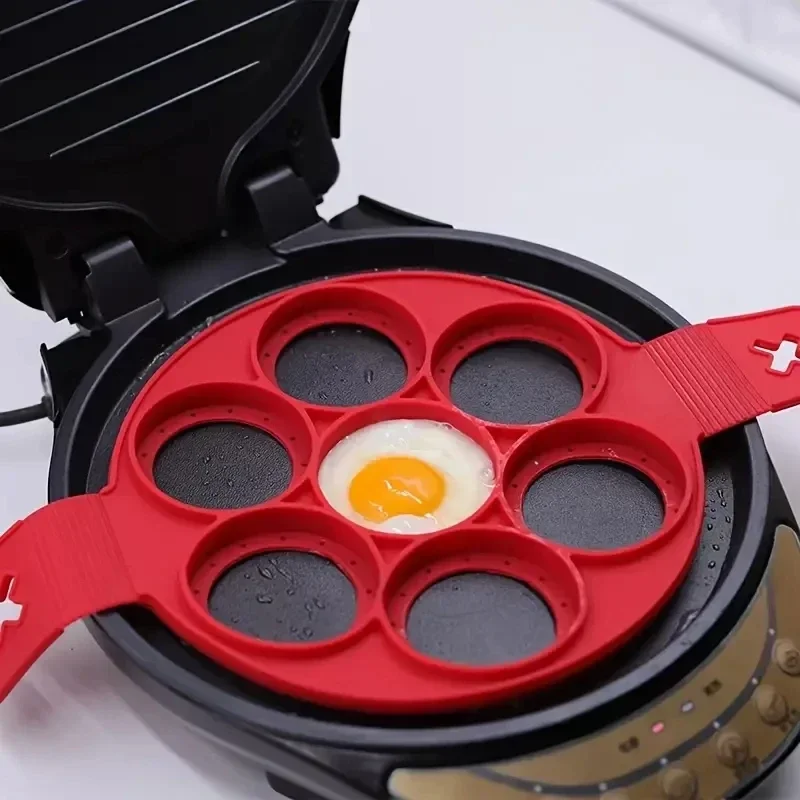 Egg Waffle Pan - Poêle à frire circulaire en Silicone