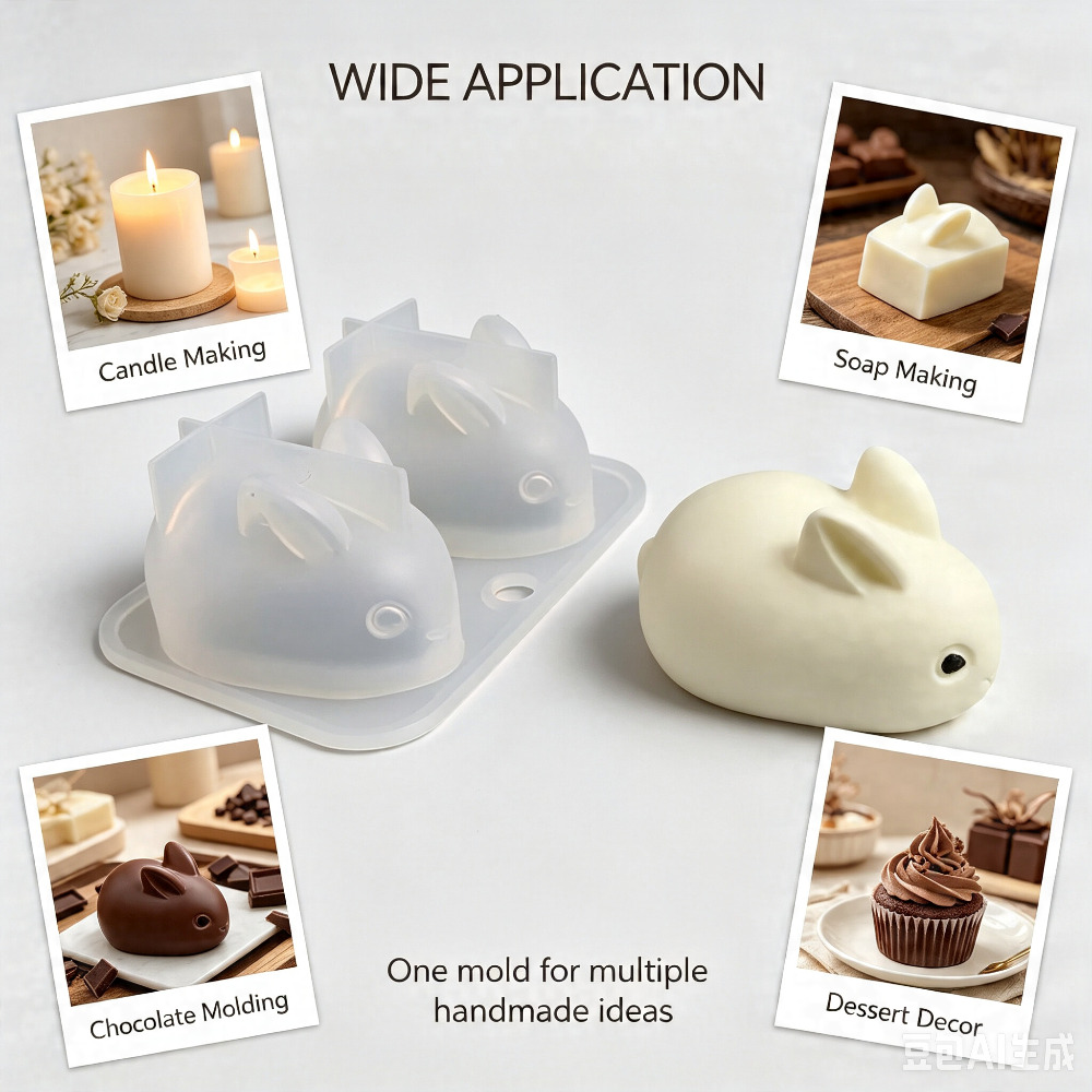 Moule en silicone 3D mini lapi - Bunny Cake Mold avis et prix