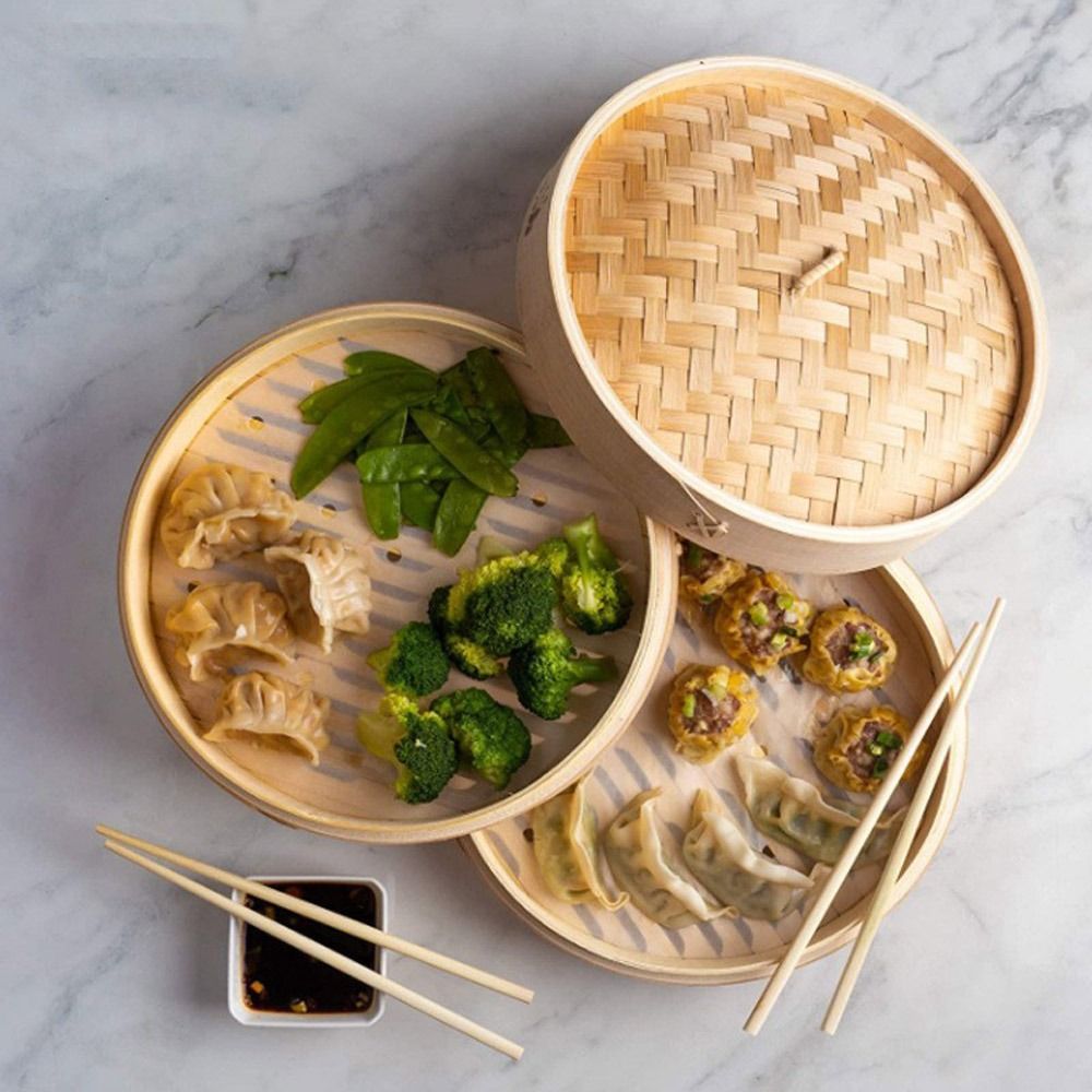 Cuisinière vapeur chinoise en  - Bao Steamer Bamboo avis et prix