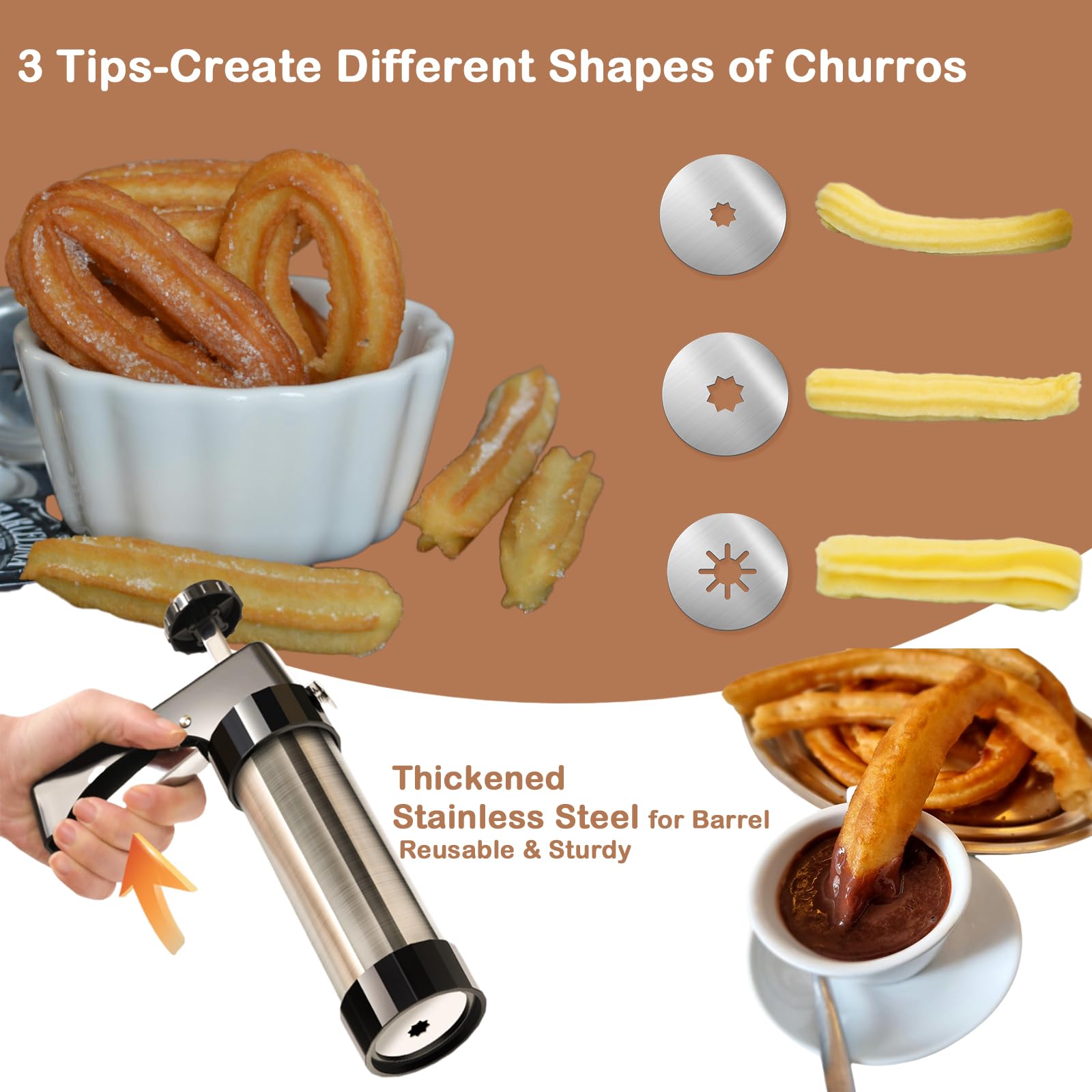 Machine à Churro traditionnell - Churros Maker Gun avis et prix