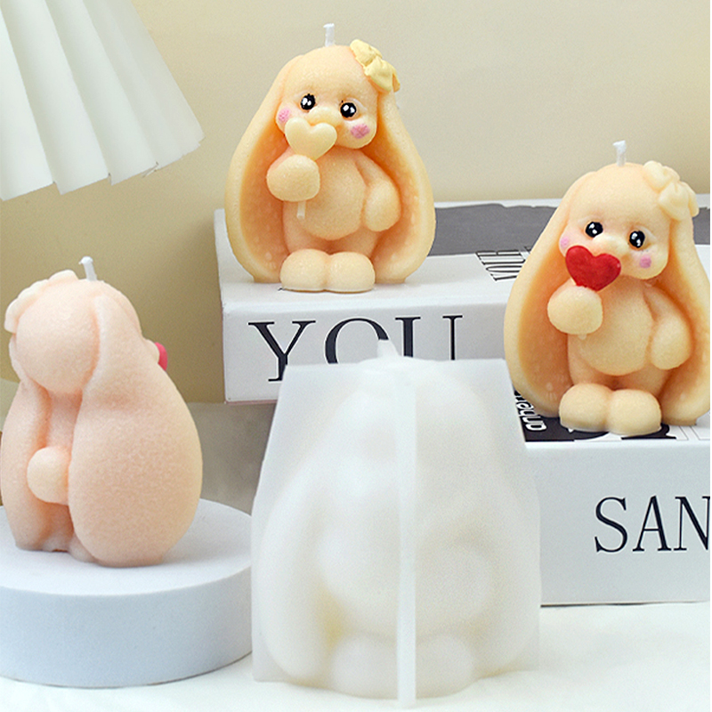Moules 3D en Silicone lapin à  - Bunny Cake Mold avis et prix