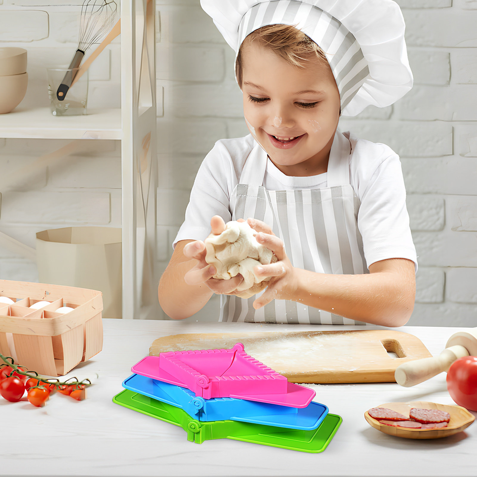 Lot de 3 moules à raviolis en  - Dumpling Press Set avis et prix