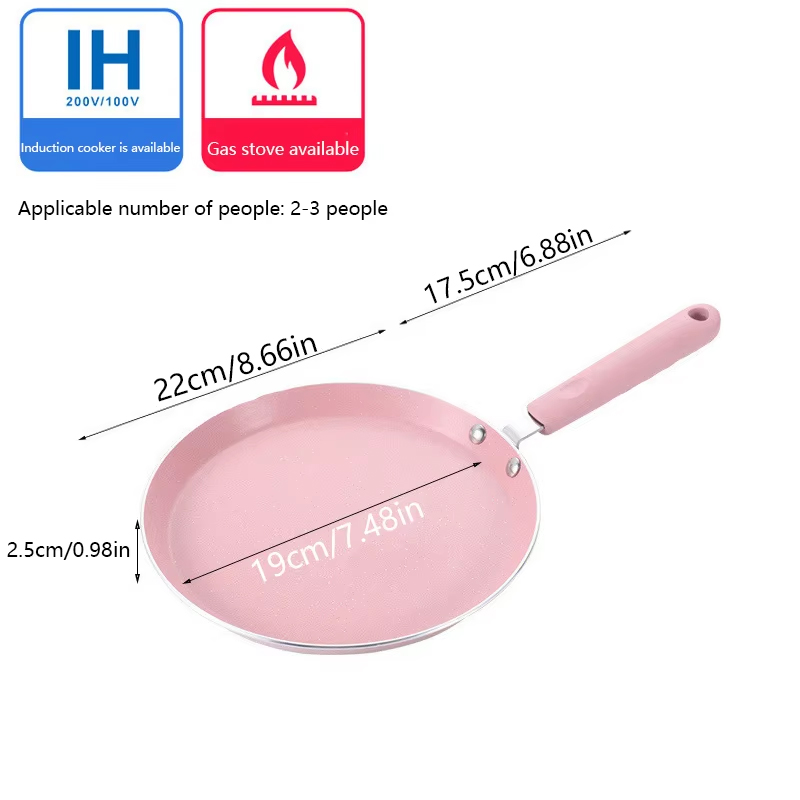 1 poêle à frire rose antiadhés - Egg Waffle Pan avis et prix