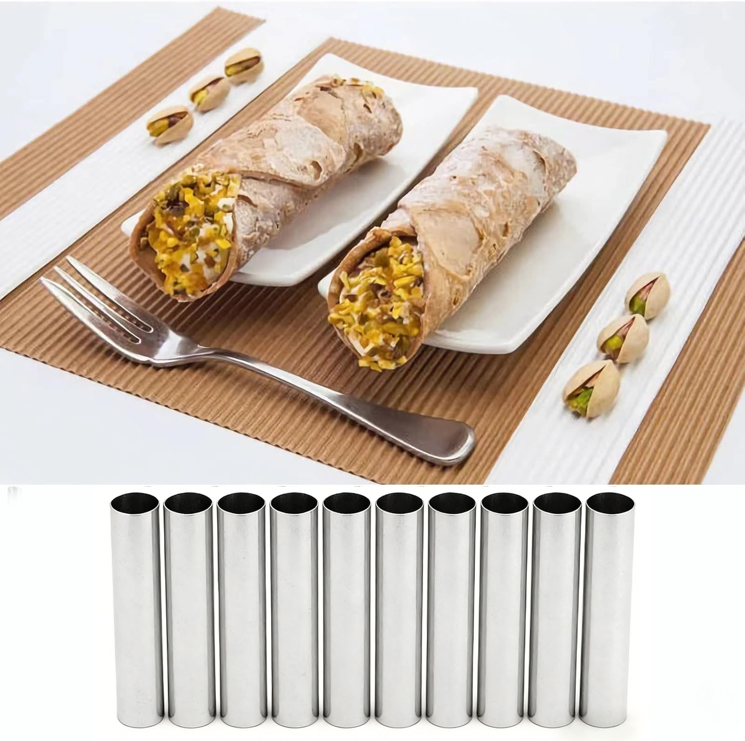 10/20 pièces de tubes à cannol - Danish Pancake Pan avis et prix