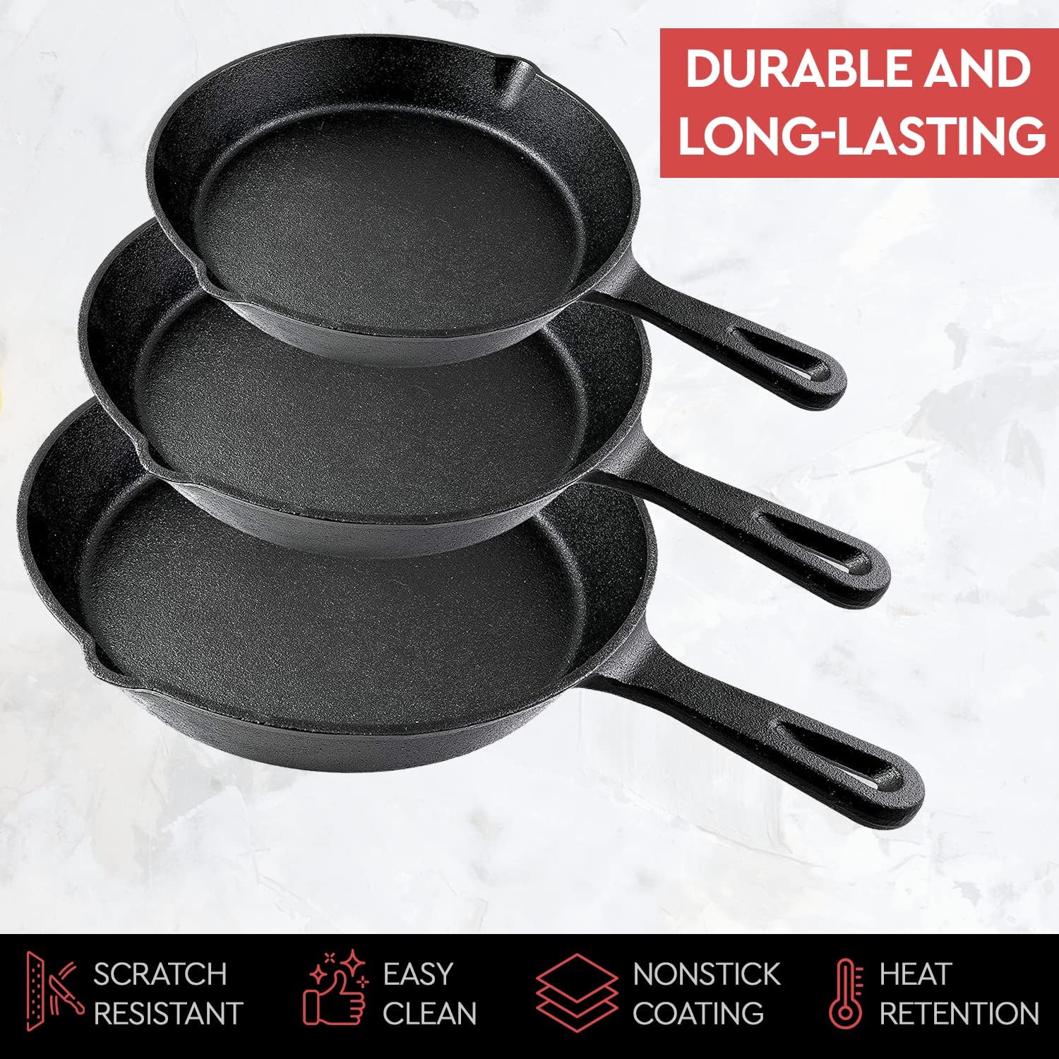 Poêle à frire en fonte antiadh - Cast Iron Corn avis et prix